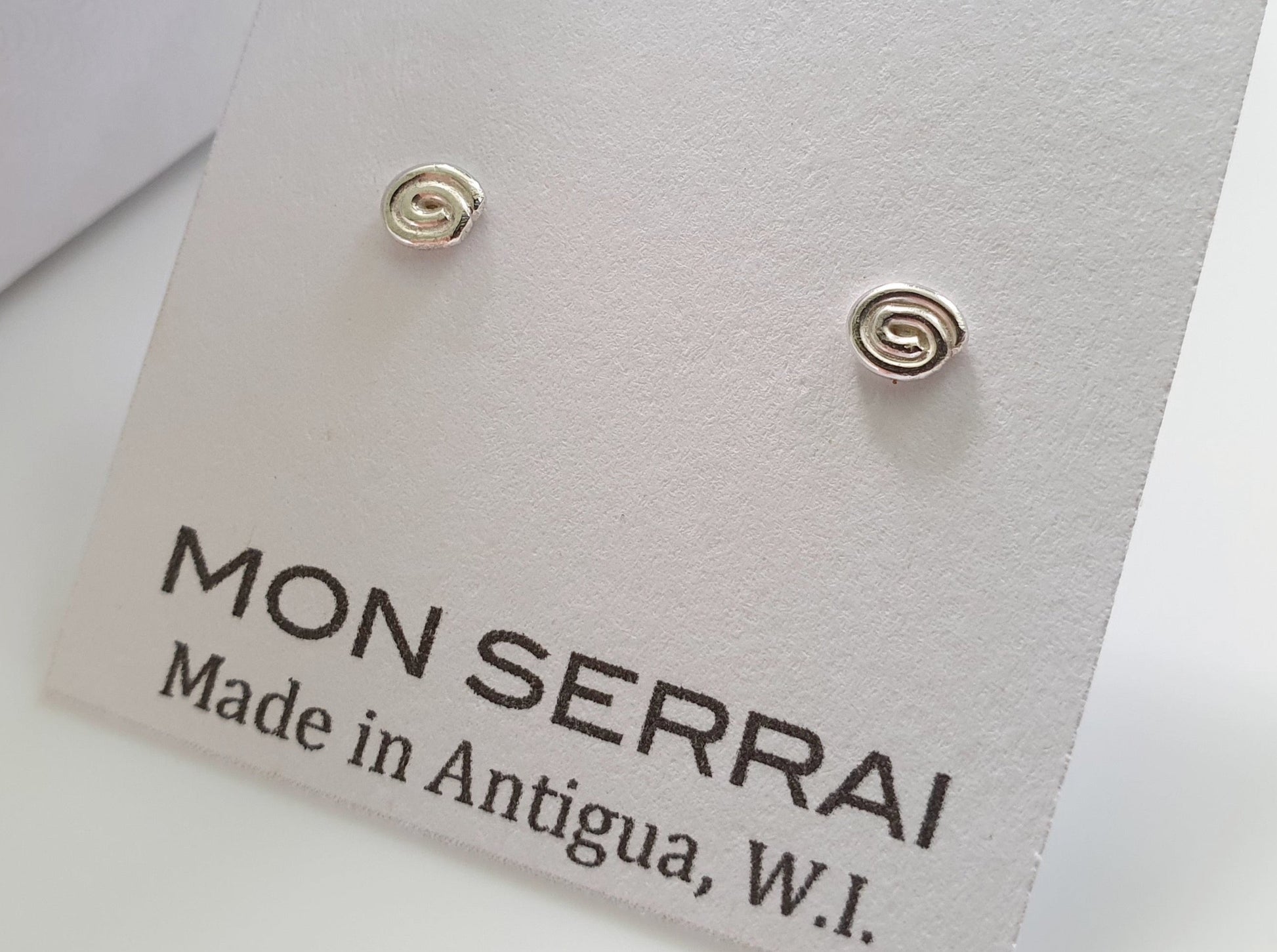 Swirl Studs by Mon Serrai