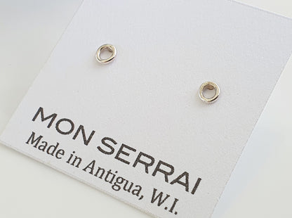 Small Circle Studs by Mon Serrai