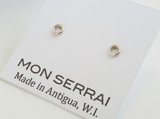 Small Circle Studs by Mon Serrai