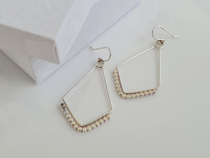 Dotted Diamond Earrings