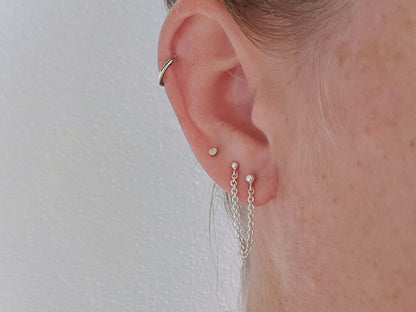 Chained Double Studs