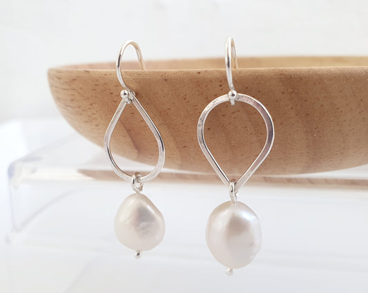 Pearl Teardrop Earrings