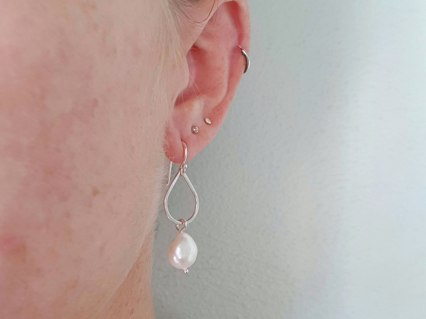 Pearl Teardrop Earrings