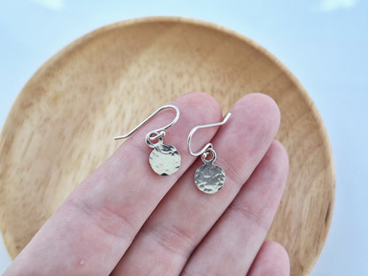 Hammered Droplet Earrings