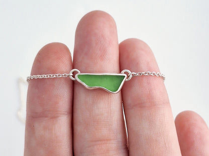 Cloud Sea Glass Necklace