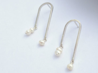 Pearl Rainbow Earrings