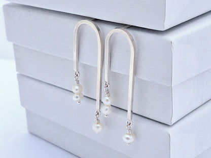 Pearl Rainbow Earrings