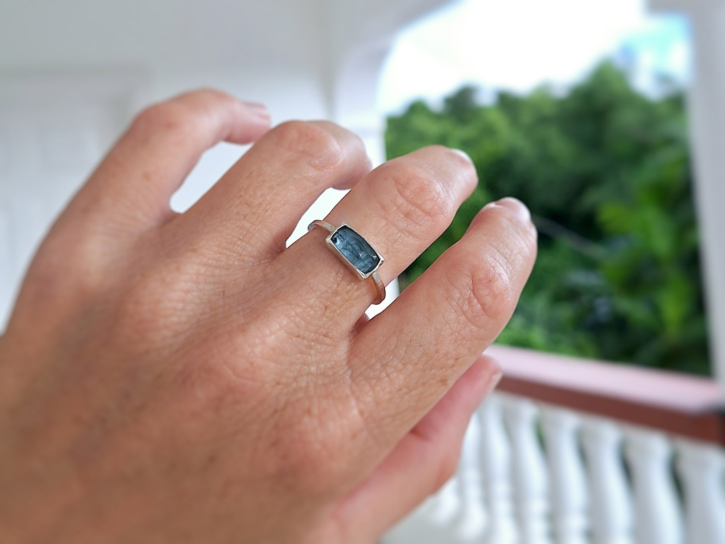 Baguette Kyanite Ring