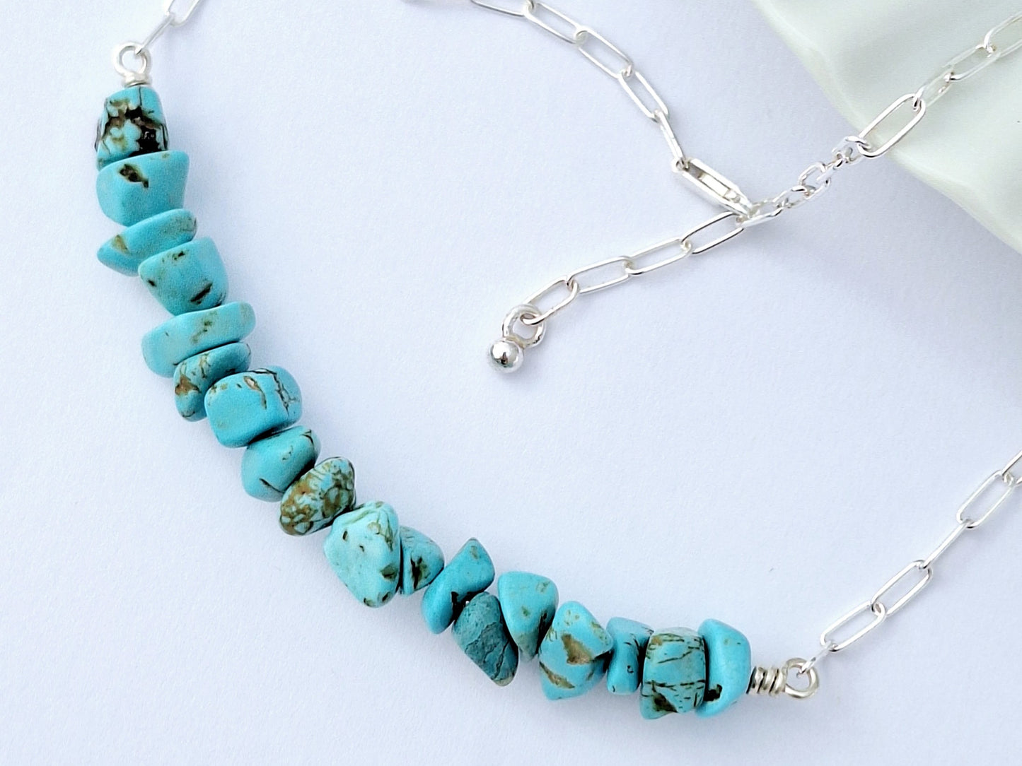 Blue Bar Necklace