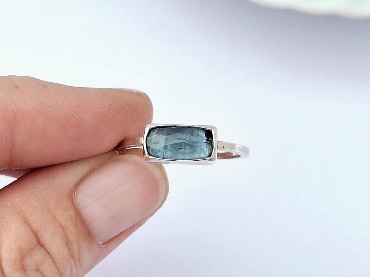 Baguette Kyanite Ring