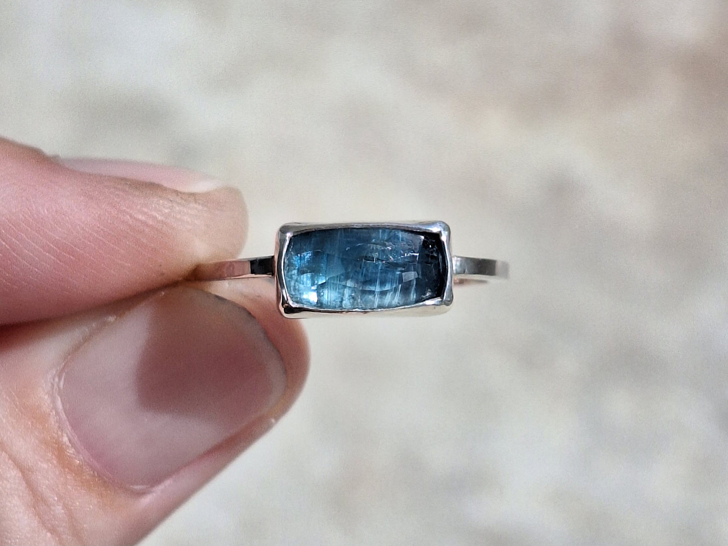 Baguette Kyanite Ring