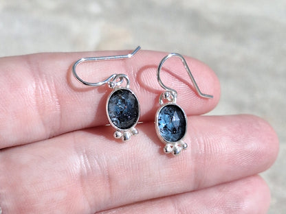 Oval Kyanite Earrings