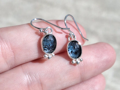 Oval Kyanite Earrings