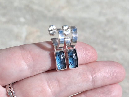 Baguette Kyanite Bar Hoops