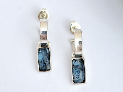 Baguette Kyanite Bar Hoops