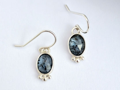 Oval Kyanite Earrings