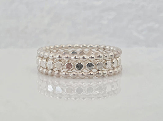 Beaded Ring Stack